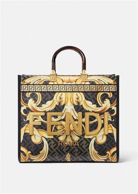 fendi versace tote|Versace and Fendi collaboration.